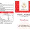 Premium CBD Tincture Strawberry 1000
